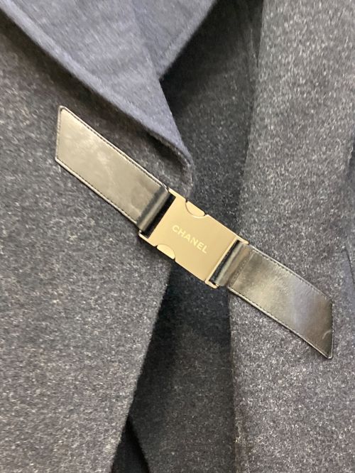 CHANEL（シャネル）CHANEL (シャネル) ラップコート ダークネイビー サイズ:36の古着・服飾アイテム