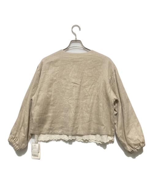 Samansa Mos2（サマンサモスモス）Samansa Mos2 (サマンサモスモス) kazumi (カズミ) リバーシブルジャケット ベージュ サイズ:FREEの古着・服飾アイテム