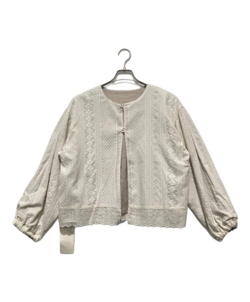 Samansa Mos2（サマンサモスモス）Samansa Mos2 (サマンサモスモス) kazumi (カズミ) リバーシブルジャケット ベージュ サイズ:FREEの古着・服飾アイテム