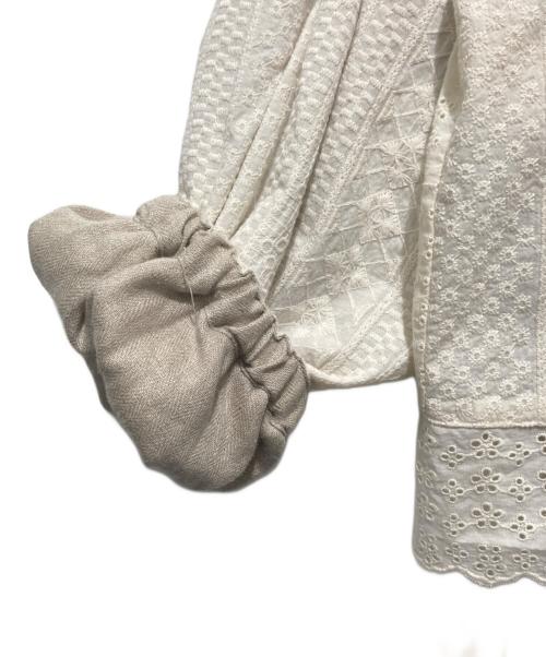 Samansa Mos2（サマンサモスモス）Samansa Mos2 (サマンサモスモス) kazumi (カズミ) リバーシブルジャケット ベージュ サイズ:FREEの古着・服飾アイテム