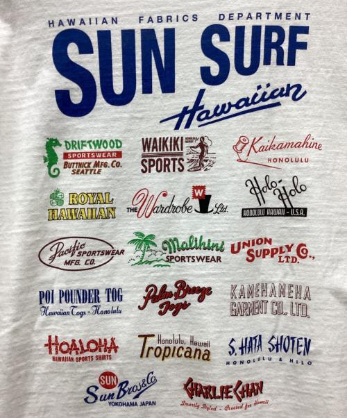 Sun Surf（サンサーフ）Sun Surf (サンサーフ) SPECIAL EDITION LOGO TEE ホワイト サイズ:XL 未使用品の古着・服飾アイテム