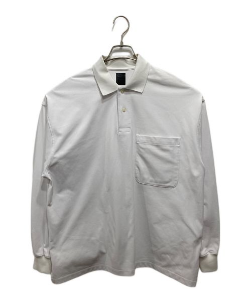 DAIWA PIER39（ダイワ ピア39）DAIWA PIER39 (ダイワ ピア39) TECH POLO SHIRT L/S ホワイト サイズ:Mの古着・服飾アイテム