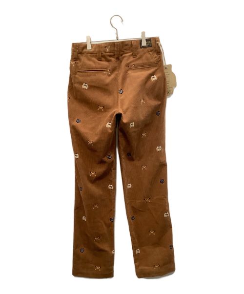 BY GLADHAND（バイグラッドハンド）BY GLADHAND (バイグラッドハンド) COLLEGIATE - CORDUROY TROUSERS ブラウン サイズ:Ｓの古着・服飾アイテム