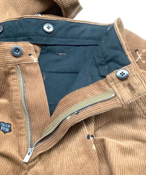 BY GLADHAND（バイグラッドハンド）BY GLADHAND (バイグラッドハンド) COLLEGIATE - CORDUROY TROUSERS ブラウン サイズ:Ｓの古着・服飾アイテム