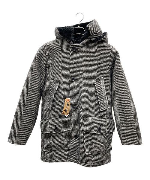 GANGSTERVILLE（ギャングスタービル）GANGSTERVILLE (ギャングスタービル) SHARPER HERRINGBONE COAT ブラック サイズ:S 未使用品の古着・服飾アイテム