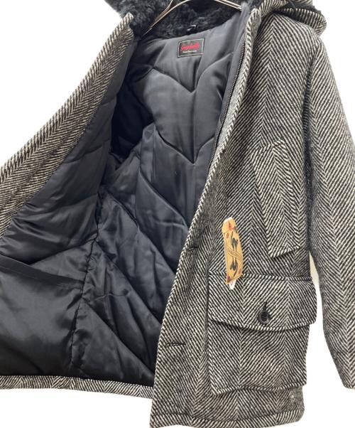 GANGSTERVILLE（ギャングスタービル）GANGSTERVILLE (ギャングスタービル) SHARPER HERRINGBONE COAT ブラック サイズ:S 未使用品の古着・服飾アイテム