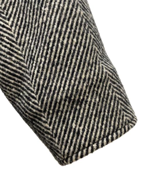 GANGSTERVILLE（ギャングスタービル）GANGSTERVILLE (ギャングスタービル) SHARPER HERRINGBONE COAT ブラック サイズ:S 未使用品の古着・服飾アイテム