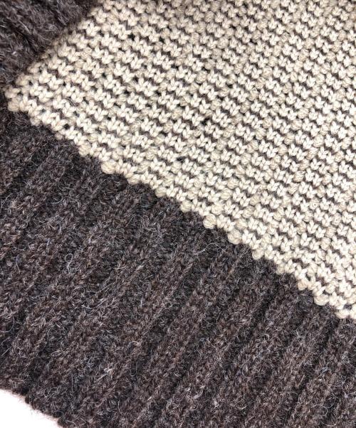 GANGSTERVILLE（ギャングスタービル）GANGSTERVILLE (ギャングスタービル) THUG - TURTLE NECK SWEATER ブラウン サイズ:XLの古着・服飾アイテム