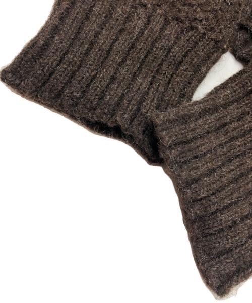 GANGSTERVILLE（ギャングスタービル）GANGSTERVILLE (ギャングスタービル) THUG - TURTLE NECK SWEATER ブラウン サイズ:XLの古着・服飾アイテム