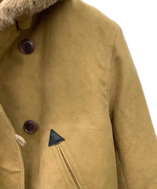 OLD CROW（オールドクロウ）OLD CROW (オールドクロウ) AUTOMOBILIST - SHAWL COLLARMOLESKINCOAT ブラウン サイズ:Sの古着・服飾アイテム