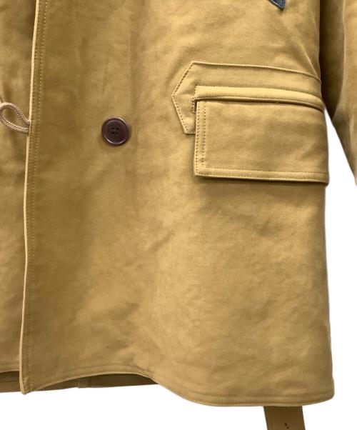 OLD CROW（オールドクロウ）OLD CROW (オールドクロウ) AUTOMOBILIST - SHAWL COLLARMOLESKINCOAT ブラウン サイズ:Sの古着・服飾アイテム