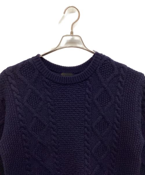BY GLADHAND（バイグラッドハンド）BY GLADHAND (バイグラッドハンド) ISLANDS - CREW NECK SWEATER ネイビー サイズ:Ｓ 未使用品の古着・服飾アイテム