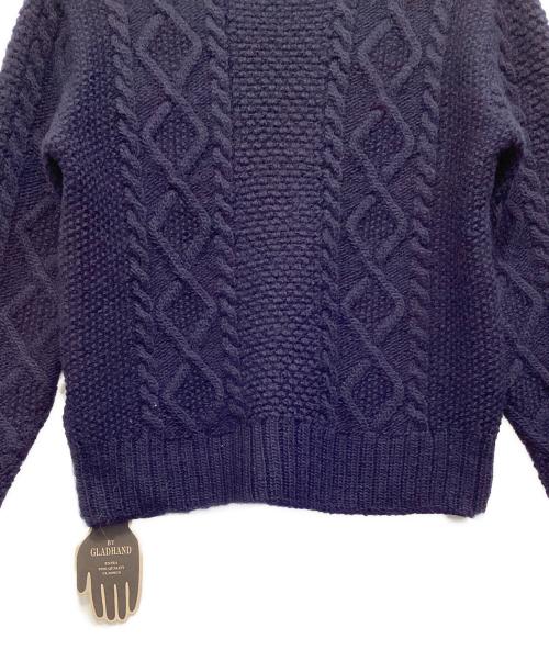 BY GLADHAND（バイグラッドハンド）BY GLADHAND (バイグラッドハンド) ISLANDS - CREW NECK SWEATER ネイビー サイズ:Ｓ 未使用品の古着・服飾アイテム