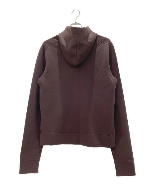BOTTEGA VENETA（ボッテガベネタ）BOTTEGA VENETA (ボッテガベネタ) ダブルフェイス フーディ ブラウン サイズ:Mの古着・服飾アイテム
