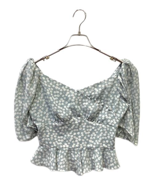 HER LIP TO（ハーリップトゥ）HER LIP TO (ハーリップトゥ) Cherry pattern Two piece グリーン サイズ:Sの古着・服飾アイテム