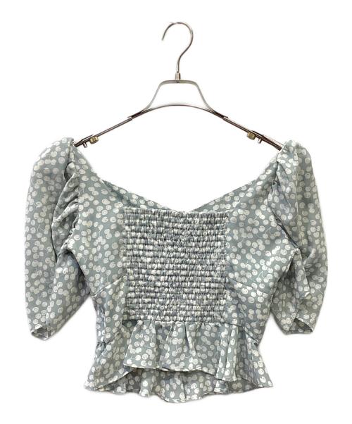 HER LIP TO（ハーリップトゥ）HER LIP TO (ハーリップトゥ) Cherry pattern Two piece グリーン サイズ:Sの古着・服飾アイテム