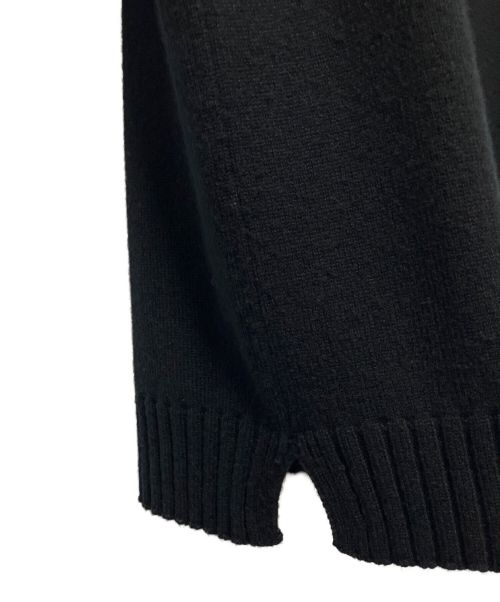 HERMES（エルメス）HERMES (エルメス) カシミヤニットワンピース ブラック サイズ:36の古着・服飾アイテム