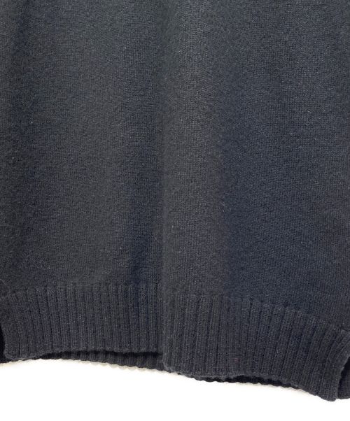 HERMES（エルメス）HERMES (エルメス) カシミヤニットワンピース ブラック サイズ:38の古着・服飾アイテム