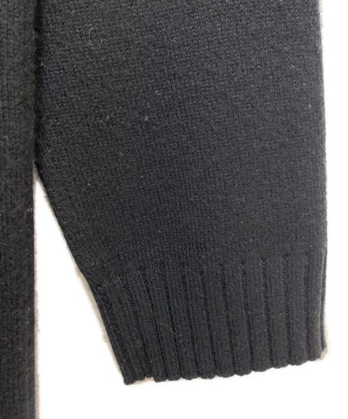 HERMES（エルメス）HERMES (エルメス) カシミヤニットワンピース ブラック サイズ:38の古着・服飾アイテム