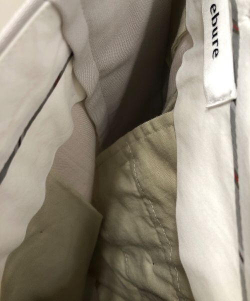 ebure（エブール）ebure (エブール) フォルテツイルテーパードパンツ グレー サイズ:３６の古着・服飾アイテム