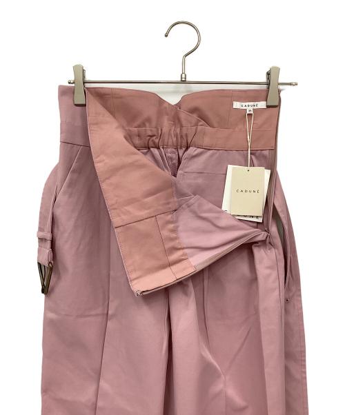 CADUNE（カデュネ）CADUNE (カデュネ) ハイウエストカラーパンツ ピンク サイズ:38 未使用品の古着・服飾アイテム