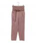CADUNE（カデュネ）の古着「ハイウエストカラーパンツ」｜ピンク