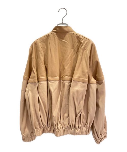 LOEWE（ロエベ）LOEWE (ロエベ) レザーボンバージャケット サイズ:36の古着・服飾アイテム