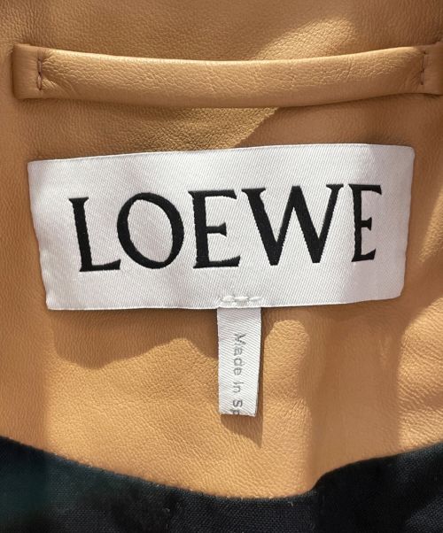 LOEWE（ロエベ）LOEWE (ロエベ) レザーボンバージャケット サイズ:36の古着・服飾アイテム