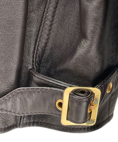 CELINE（セリーヌ）CELINE (セリーヌ) スナップボタンピュアカラージャケット ブラウン サイズ:40の古着・服飾アイテム