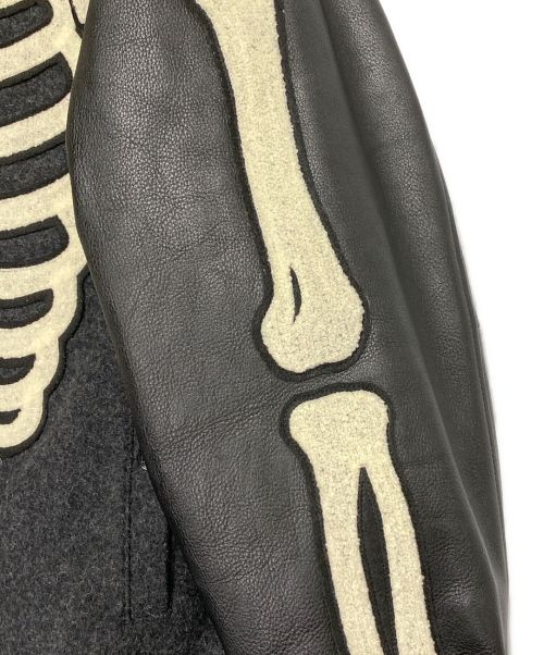 NEIGHBORHOOD（ネイバーフッド）NEIGHBORHOOD (ネイバーフッド) B.STADIUM/WCL-JKT ブラック×ホワイト サイズ:Lの古着・服飾アイテム