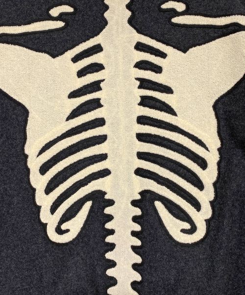 NEIGHBORHOOD（ネイバーフッド）NEIGHBORHOOD (ネイバーフッド) B.STADIUM/WCL-JKT ブラック×ホワイト サイズ:Lの古着・服飾アイテム