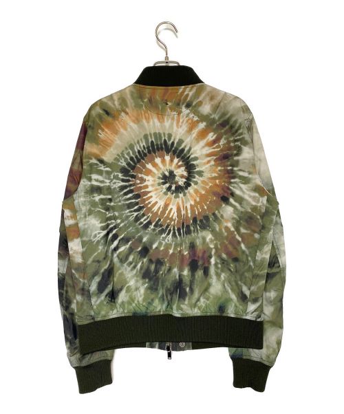 VALENTINO（ヴァレンティノ）VALENTINO (ヴァレンティノ) タイダイ柄ボンバージャケット グリーン サイズ:50の古着・服飾アイテム