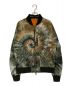 VALENTINO（ヴァレンティノ）の古着「タイダイ柄ボンバージャケット」｜グリーン