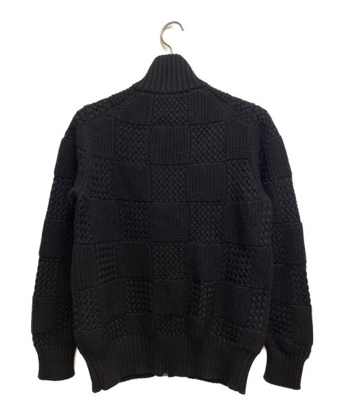 LOUIS VUITTON（ルイ ヴィトン）LOUIS VUITTON (ルイ ヴィトン) ジップニットカーディガン ブラック サイズ:Sの古着・服飾アイテム