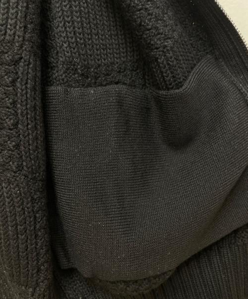 LOUIS VUITTON（ルイ ヴィトン）LOUIS VUITTON (ルイ ヴィトン) ジップニットカーディガン ブラック サイズ:Sの古着・服飾アイテム