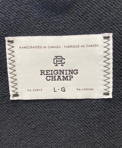 REIGNING CHAMP（レイニングチャンプ）REIGNING CHAMP (レイニングチャンプ) クルーネックスウェット ブラック サイズ:Ｌの古着・服飾アイテム