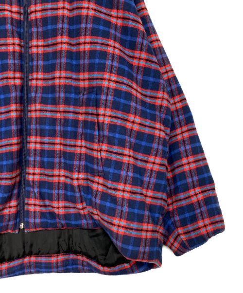 BALENCIAGA（バレンシアガ）BALENCIAGA (バレンシアガ) Tartan Jacket ブルー×レッド サイズ:52の古着・服飾アイテム