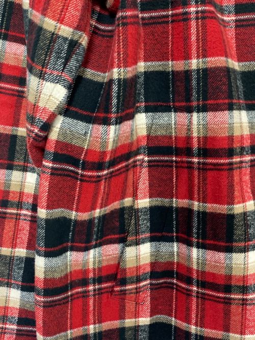 BALENCIAGA（バレンシアガ）BALENCIAGA (バレンシアガ) オーバーサイズチェックキルティングブルゾン レッド×ブラック サイズ:38の古着・服飾アイテム