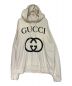 GUCCI（グッチ）の古着「インターロッキングG フーデッドスウェットシャツ」｜アイボリー