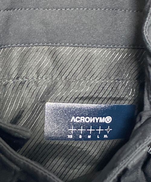 ACRONYM（アクロニウム）ACRONYM (アクロニウム) schoeller Cargo Pant ブラック サイズ:XLの古着・服飾アイテム