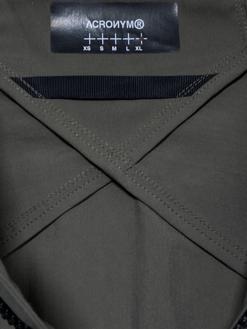 ACRONYM（アクロニウム）ACRONYM (アクロニウム) X-BACK JACKET グレー サイズ:XLの古着・服飾アイテム