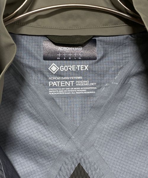 ACRONYM（アクロニウム）ACRONYM (アクロニウム) 3L Gore-Tex Pro Jacket グレー サイズ:XLの古着・服飾アイテム