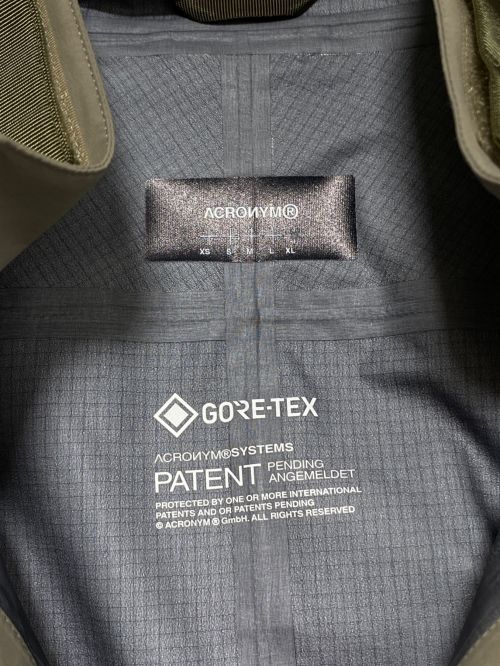 ACRONYM（アクロニウム）ACRONYM (アクロニウム) 3L Gore-Tex Pro Interops Jacket グレー サイズ:XLの古着・服飾アイテム