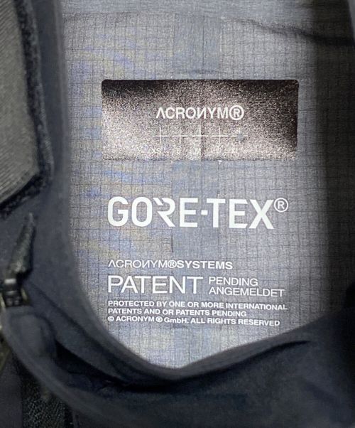 ACRONYM（アクロニウム）ACRONYM (アクロニウム) 2L GORE-TEX PACLITE PLUS INTEROPS JACKET ブラック サイズ:XLの古着・服飾アイテム