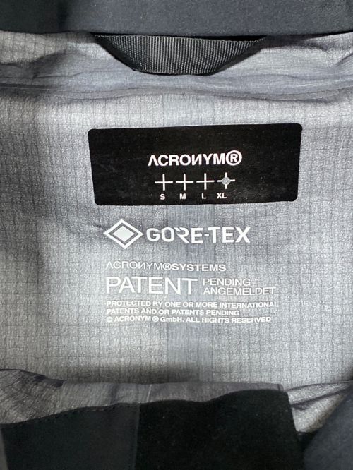 ACRONYM（アクロニウム）ACRONYM (アクロニウム) 3L Gore-Tex Pro Interops Jacket ブラック サイズ:XLの古着・服飾アイテム