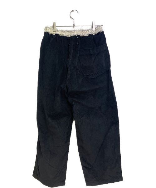 Maison Margiela（メゾンマルジェラ）Maison Margiela (メゾンマルジェラ) コーデュロイイージーパンツ ブラック サイズ:44の古着・服飾アイテム