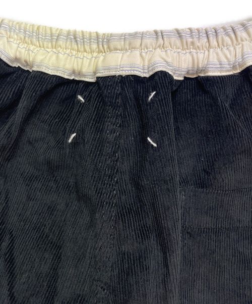 Maison Margiela（メゾンマルジェラ）Maison Margiela (メゾンマルジェラ) コーデュロイイージーパンツ ブラック サイズ:44の古着・服飾アイテム