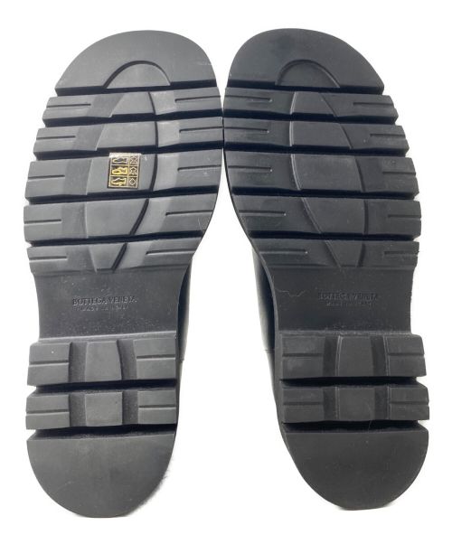 BOTTEGA VENETA（ボッテガベネタ）BOTTEGA VENETA (ボッテガベネタ) ラグ チェルシーアンクルブーツ ブラック サイズ:39　1/2の古着・服飾アイテム