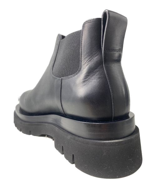 BOTTEGA VENETA（ボッテガベネタ）BOTTEGA VENETA (ボッテガベネタ) ラグ チェルシーアンクルブーツ ブラック サイズ:39　1/2の古着・服飾アイテム