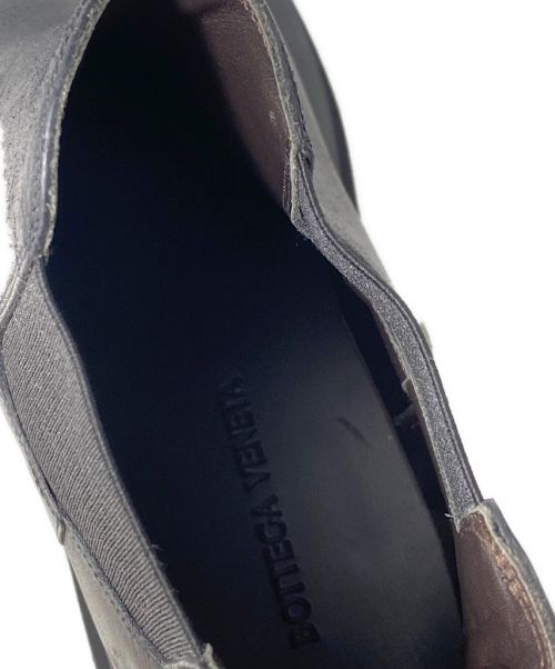 BOTTEGA VENETA（ボッテガベネタ）BOTTEGA VENETA (ボッテガベネタ) ラグ チェルシーアンクルブーツ ブラック サイズ:39　1/2の古着・服飾アイテム